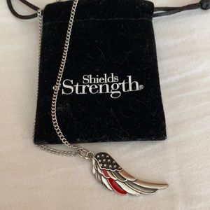 Firefighter prayer necklace